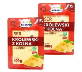 Сир в пластинках "Krolewski z Kolna" 400 гр