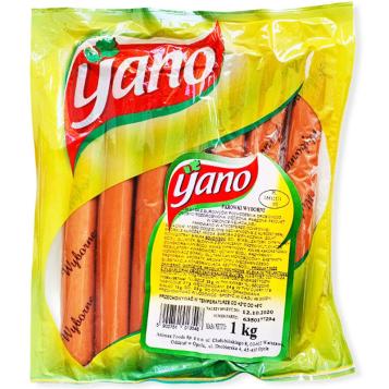 Сосиска куряча "Yano" 1кг газ