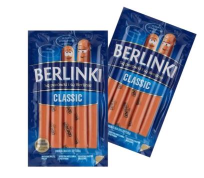 Сосиски "BERLINKI" 250 гр в/у
